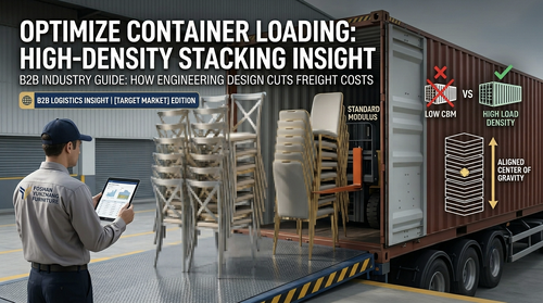 latest company news about Optimize Container Loading: How Standard Modulus Chairs Reduce CBM for B2B Sourcing