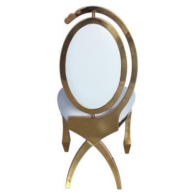 Wholesale China latest popular royal stainless steel chair wedding furniture banquet event home dining room chair
