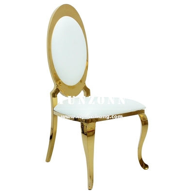 Events Stainless Steel Gold Hotel Banquet Wedding Dining Chair