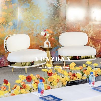 High Standard Modern Design Sofa Set with Stainless Steel Frame and Velvet Fabric for Living Room