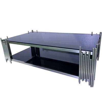 Good price Wholesale Premium Quality Coffee table Modern Luxurious Mirrored Marble Table Sets Rectangle Center Table Set online