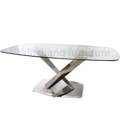 Good price Glass Top Dining Large Table Chair Sets 36 Inches Length online