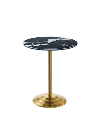 Good price Modern Style Marble and brass Table Antiqued brass color round end table online
