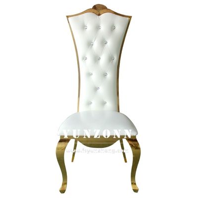 Good price Stainless Steel 201 Wedding Banquet Chair With Assembly 4 Legs online