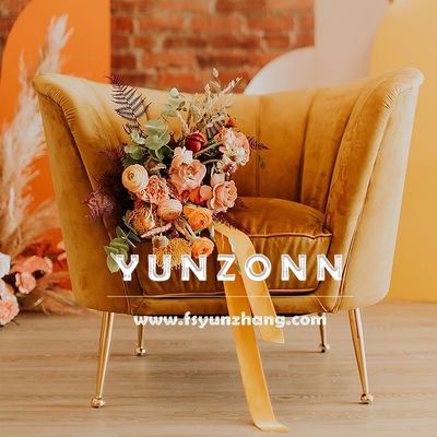 Good price European Royal Wedding Velvet Lounge Chair and Love Seat for Hotel Sofa Events online