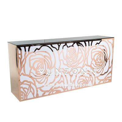Brand New Customizable LED Bar Counters for Restaurants and Commercial Bars Rose Design
