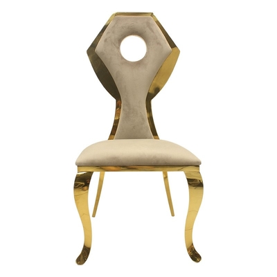 Stainless Steel Frame Padded Dining Room Chairs Modern Marble Dining Room Furniture