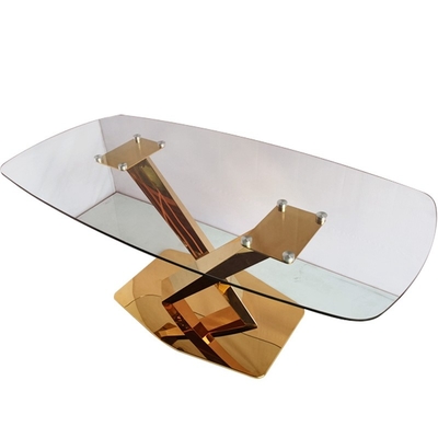 Stainless Steel Frame Modern Marble Dining Room Table Luxury Dinning Table Set