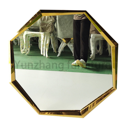 Luxurious Irregularly Tempered Mirror Glass Diamond Shaped For Cloakroom Bedroom
