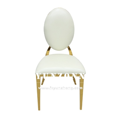 Hotel Reception T-Gold Stainless Steel Metal Chair Stackable Banquet Seatings Nordic Velvet Cushion Seat Wedding Chairs