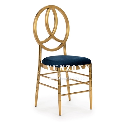 Gold Metal Stainless Steel Hotel Banquet Phoenix Chair Stacking Event Party Chair Wedding Chair
