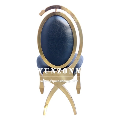 Dubai Luxury Hotel Furniture Cheap Wholesale Gold Stainless Steel Banquet Wedding Chair for Event Party