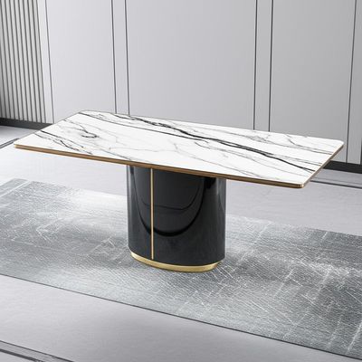 Marble Top Luxury Modern Dining Tables Rectangular For Home And Hotel