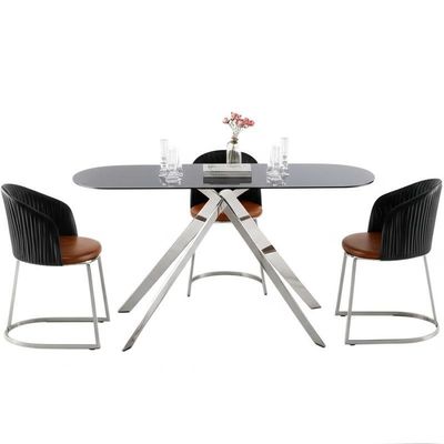 Stainless Steel Metal Legs Modern Dining Furniture For Home Office Decoration
