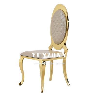 Events Stainless Steel Gold Hotel Banquet Wedding Dining Chair