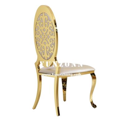 Events Stainless Steel Gold Hotel Banquet Wedding Dining Chair