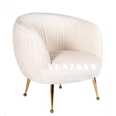 Modern Luxury Velvet Fabric Single Sofa Chair for Hotel and Living Room with 15-30 Days Delivery