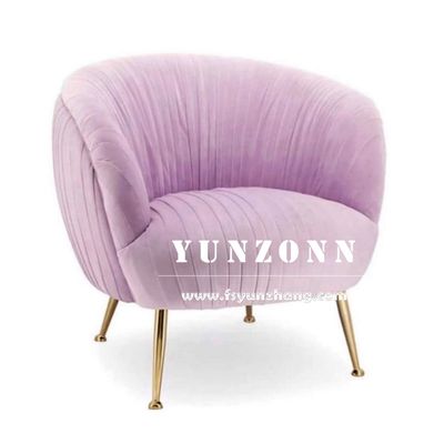 Modern Luxury Velvet Fabric Single Sofa Chair for Hotel and Living Room with 15-30 Days Delivery