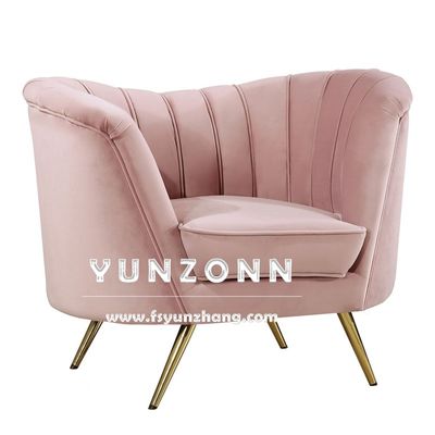 European Royal Wedding Velvet Lounge Chair and Love Seat for Hotel Sofa Events