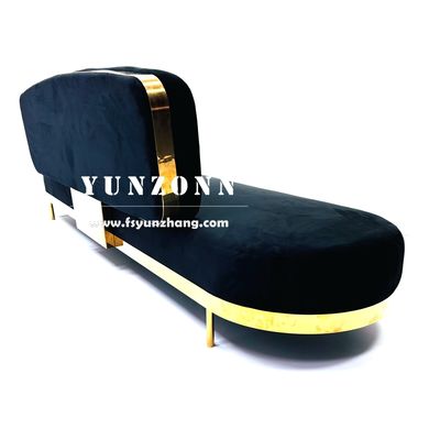 Modern Stylish Black Velvet Luxury Royal Modular Leisure Sofa for Living Room and Hotel