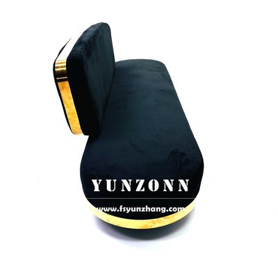 Modern Stylish Black Velvet Luxury Royal Modular Leisure Sofa for Living Room and Hotel