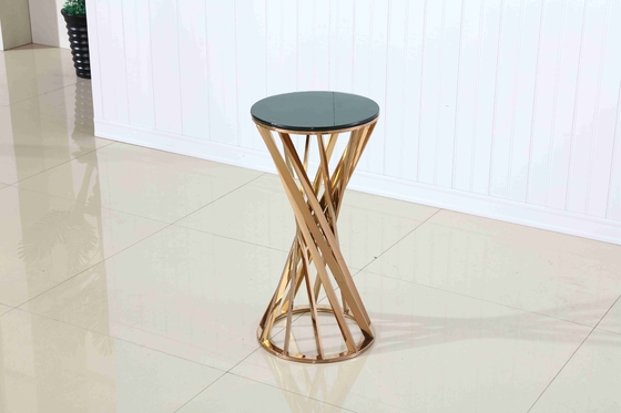 Decorative Plant Shelf Pub Table Chair Set Stainless Steel Flower Pot Stand For Event Party Wedding