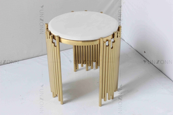 Irregular Strip Small Console Table Simple Modern Iron Stainless Steel Frame