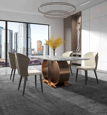 SUS 12 Foot Light Luxury Modern Dining Tables Dining Room Furniture