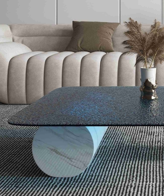 Light Luxury Marble Round Coffee Table Creative Living Room High End Designer Style