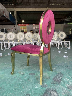 Round Back Dining Chairs Special Design Stackable Function Banquet Chairs