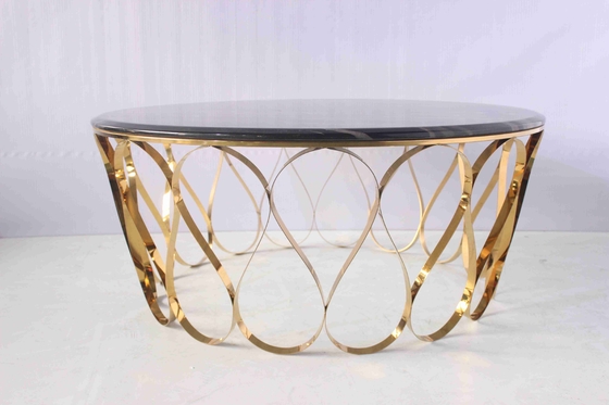 Luxury Side Table Set Coffee Table Center Table With Marble Top Living Room