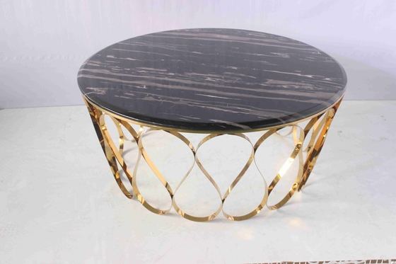 Luxury Side Table Set Coffee Table Center Table With Marble Top Living Room