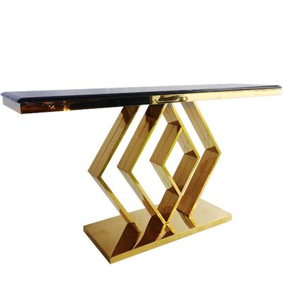 Good price Console table near the wall light luxury entryway table Hotel lobby end view table online