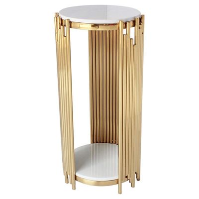 Good price Stainless Steel 60cm Height Side Sofa Table Living Room Set online