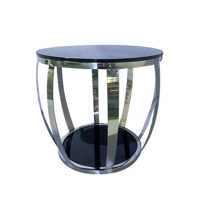 Good price Home / Hotel Application Metal Round Table Bathroom Shelf with Hooks online