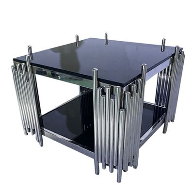 Good price Modern Glass Luxury Furniture Stylish Tea Table 50cm Length For Home Decoration online