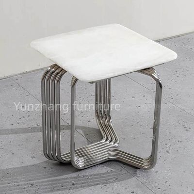Good price Steel Pipe Side Square Table Small Sofa Coffee Table For Living Room Balcony Apartment online