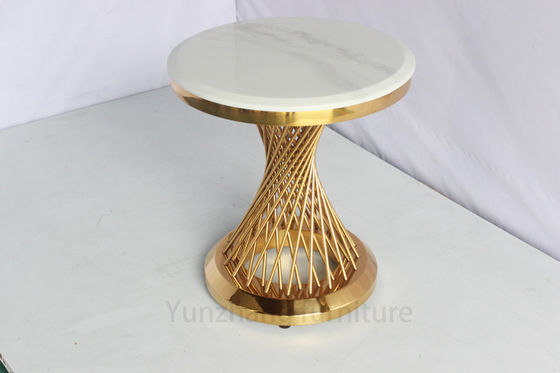 Good price Rotary Steel Pipe Small Waist Design Round Side Table End Table online