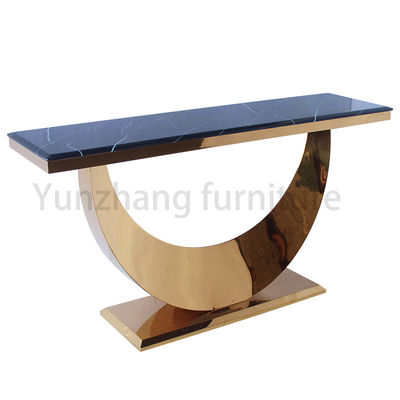 Good price Simple Collection Console Table With Black Marble For Living Room online