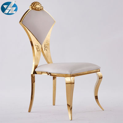 Good price Standard Leather Wedding Banquet Chair Modern Gold Furniture For Businesses online