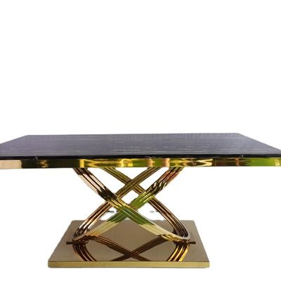 Good price 60 Inches Wide  White Dining Table 100 Lbs Weight Marble Material online