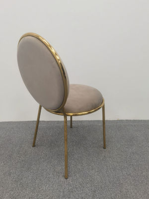 Good price Brown velvet dining chair round Back Chair cheap round dining table and chairs online