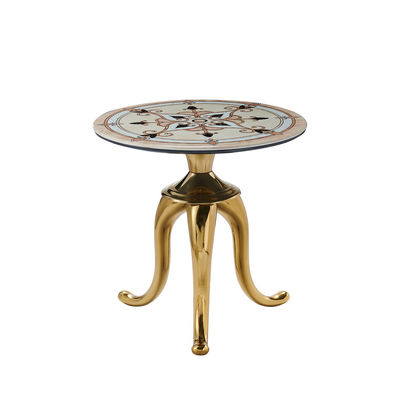 Good price European design Turkish living room furniture glass coffee tea movable top coffee side table online