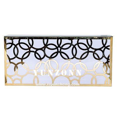 Good price Rectangular Living Room Bar Shelf With Wheels Removable Durable Hotel Furniture online