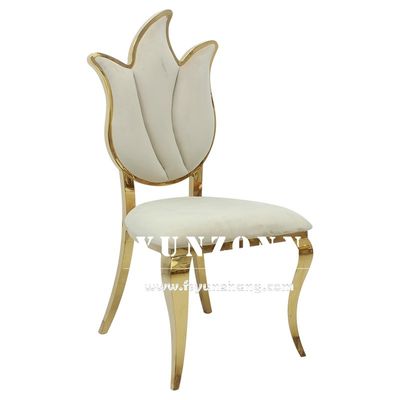 Good price Flower Design High Back Wedding Chair Royal Furniture Chair 49X56X107cm online