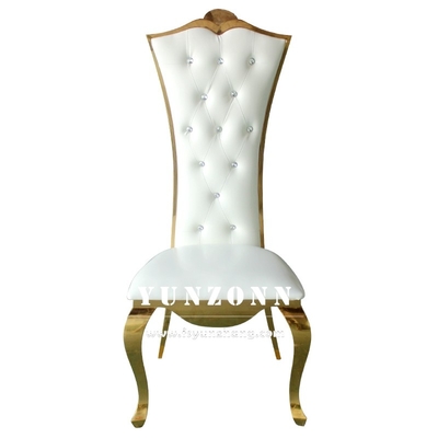 Stainless Steel 201 Wedding Banquet Chair With Assembly 4 Legs