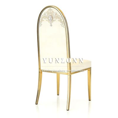Good price Modern Design Wedding Event Decoration Banquet Party Furniture Rental Stainless Steel Chair Couple Chair online