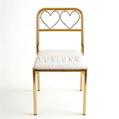 Good price Hot Selling Durable Stainless Steel Modern Stackable Wedding Event Hotel Dining Chairs online
