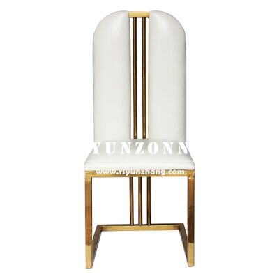 quality Hotel Chairs Design and Coffee Shop Restaurant Furniture Chair for Restaurant Home Metal Stainless Steel Dining Room Furniture factory