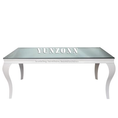 Good price Wholesale Popular White Rectangular Table Wedding Dotel Table for Wedding Birthday Outdoor Events online